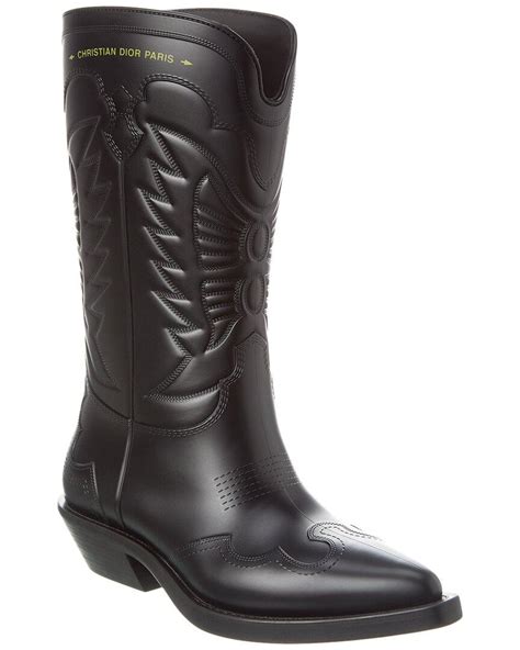 Dior Wind Rubber Boot in Black 